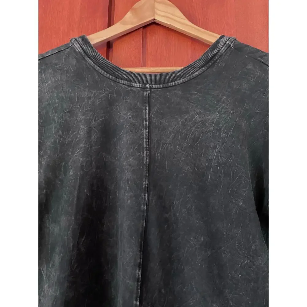 Free People Movement Hot Shot Tee Romper Black Size Small NEW